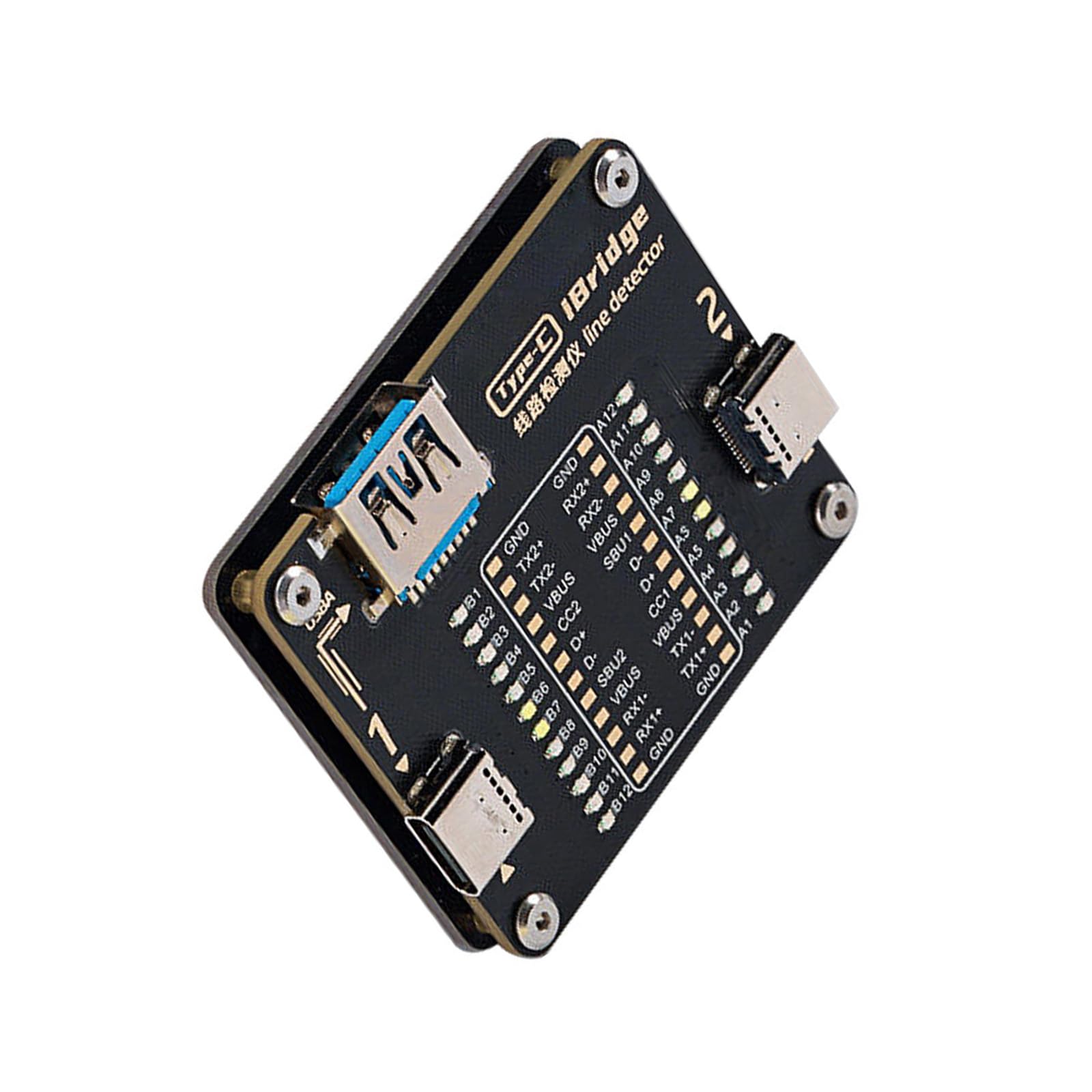 Easy to Use Advanced Quick Charging Line Checker Board for Quick Diagnostics and Research Various Device Compatibility Efficient Fast Charging Cable Tester Circuit Detector