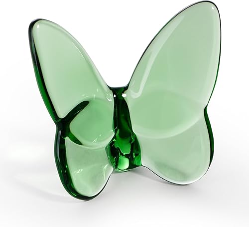 Miniatura 1 de Lioaeust Figuras de mariposa de cristal, decoración de mariposa voladora, adorno de mariposa de cristal cortado de cristal, estatua de animal