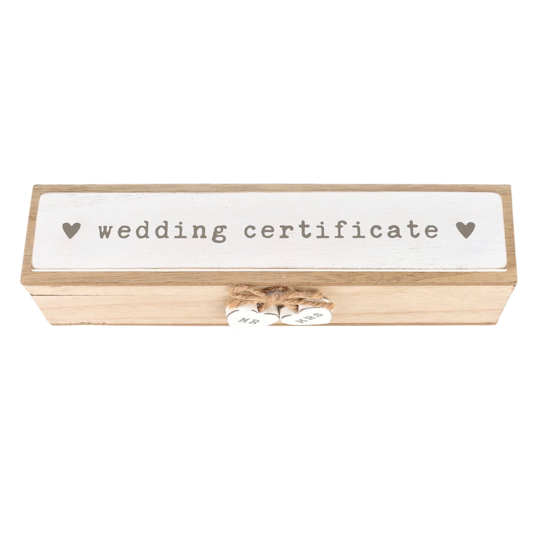 Widdle Gifts Natural Beautiful Wedding Wooden Marriage Certificate Holder | Mr And Mrs Keepsake | Bride And Groom Wedding Gifts 1000