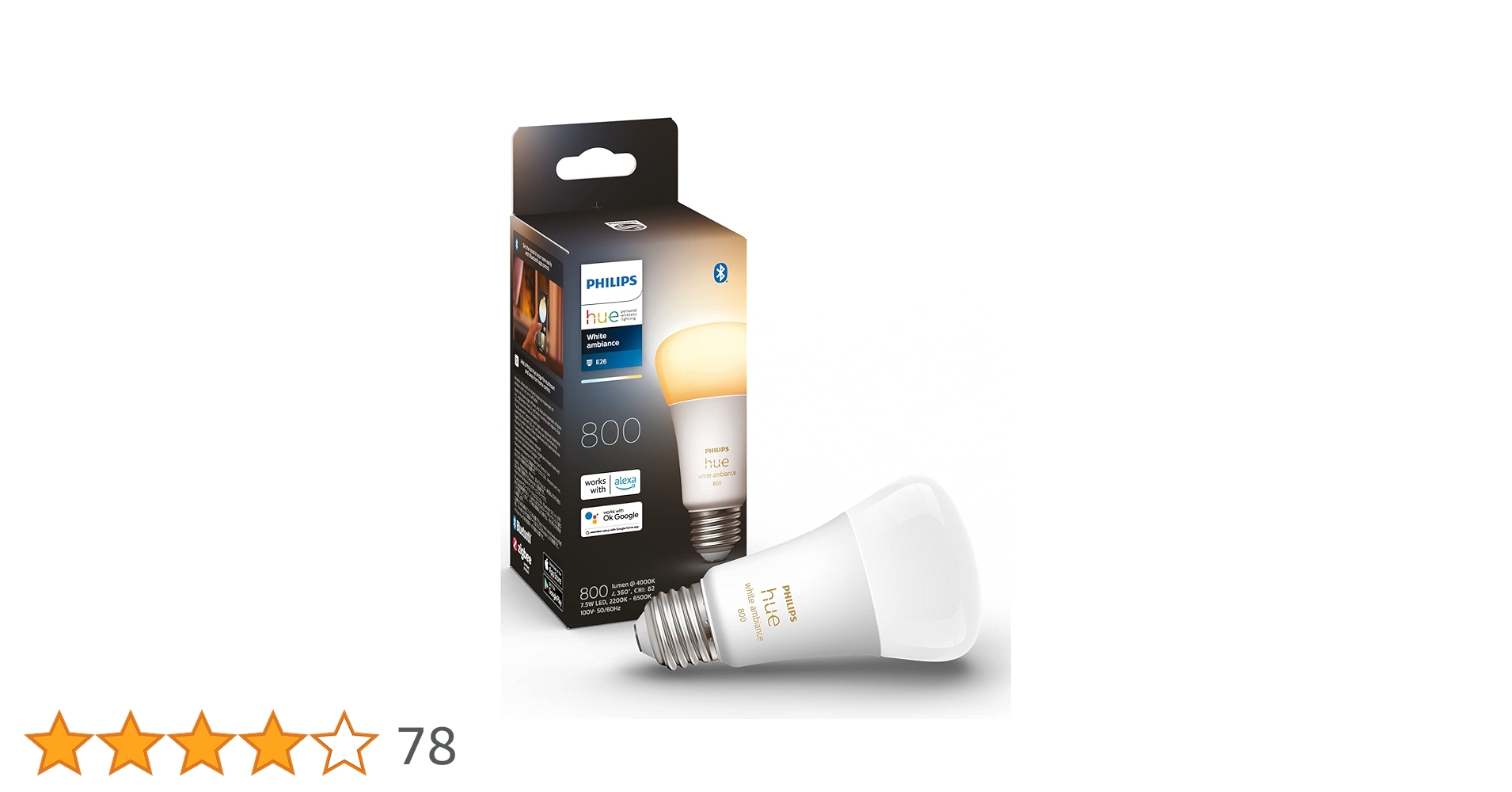 Amazon | Philips Hue(フィリップスヒュー) スマート電球 LED