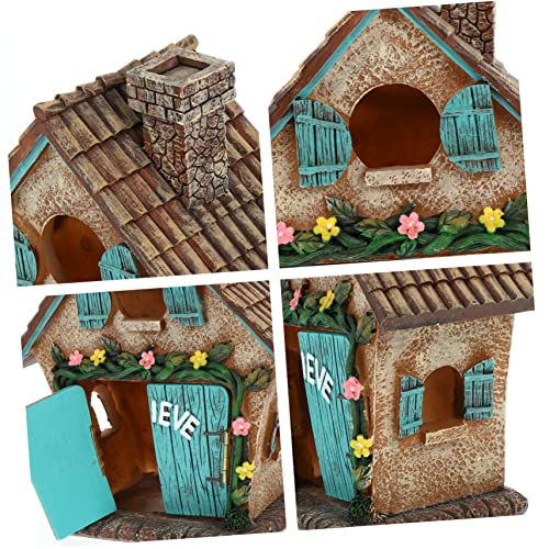Kit maison de fée pour jardin extérieur de 6 pièces artisanales durables
