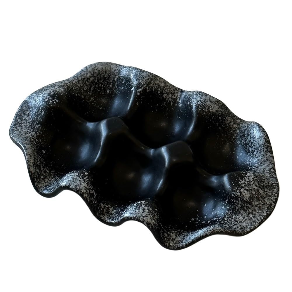 Xumh2024-3 jewelry organizer Creative Ceramic Jewelry Tray Textured Ring Necklace for Vanity