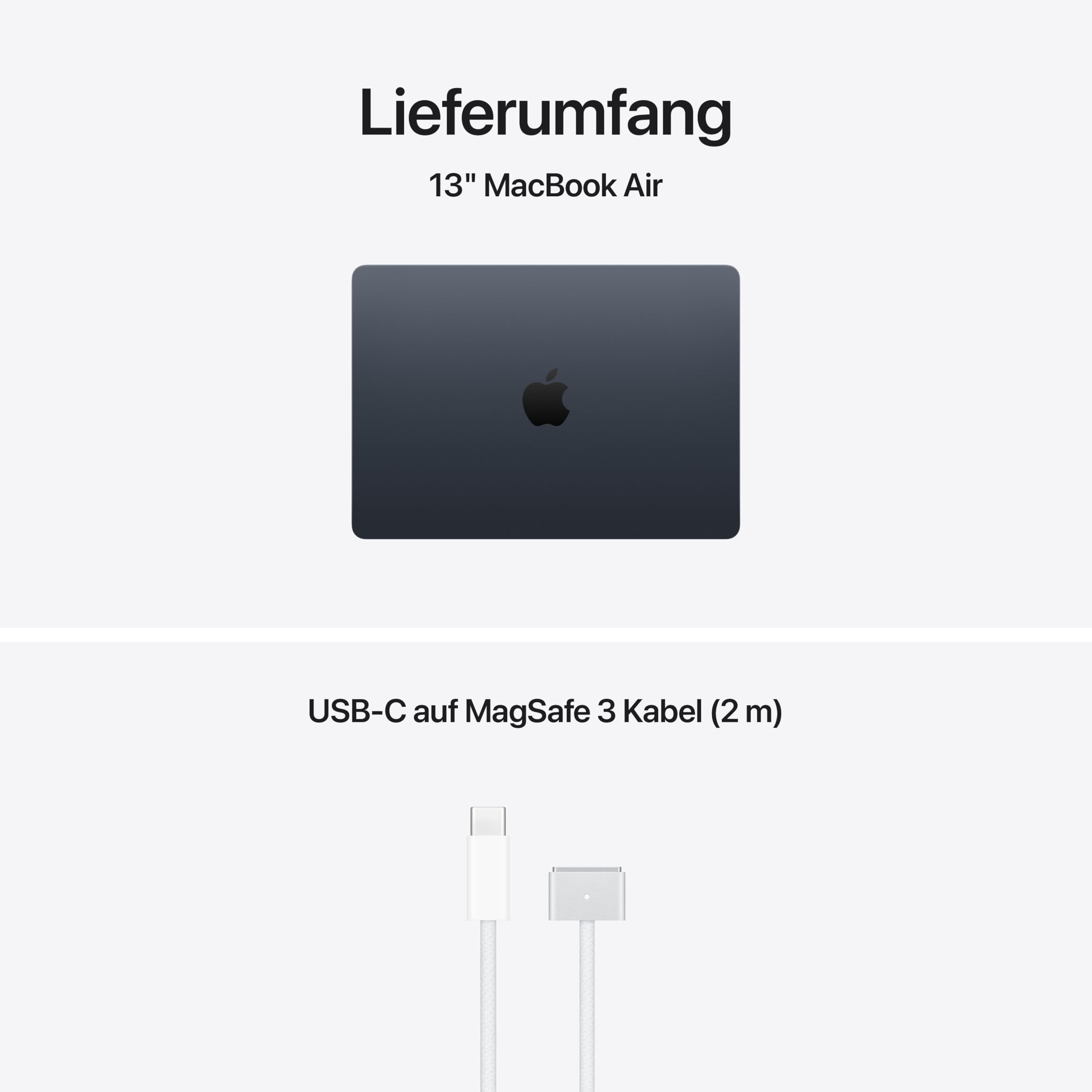 MacBook Air M5 Mitternacht MDHF4D/A Apple M5 chip mit 1 TB – Bild 5