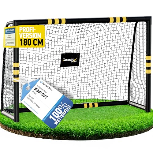 Racetex Fussballtore für Garten Kinder und Erwachsene mit [Anti-Rost...