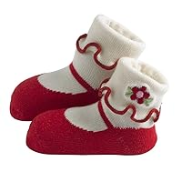 Algopix Similar Product 7 - JazzyToes Mary Janes , Red, 6-12 Months