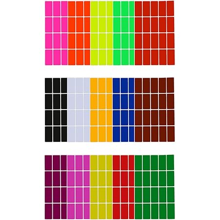 150 Green Square Stickers - Sticky Coloured Self Adhesive Squares for ...