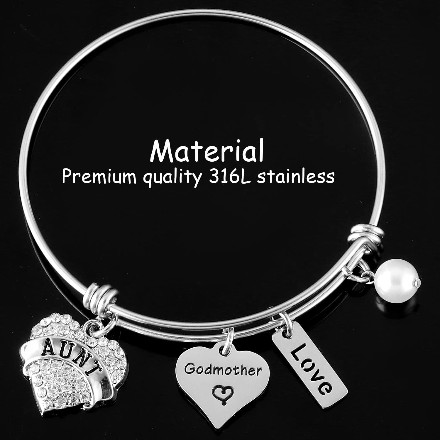 Kivosliviz Godmother Bracelet Gifts for Women Godmothers Gift Godmom Jewelry Godmother Bracelets - Image 2