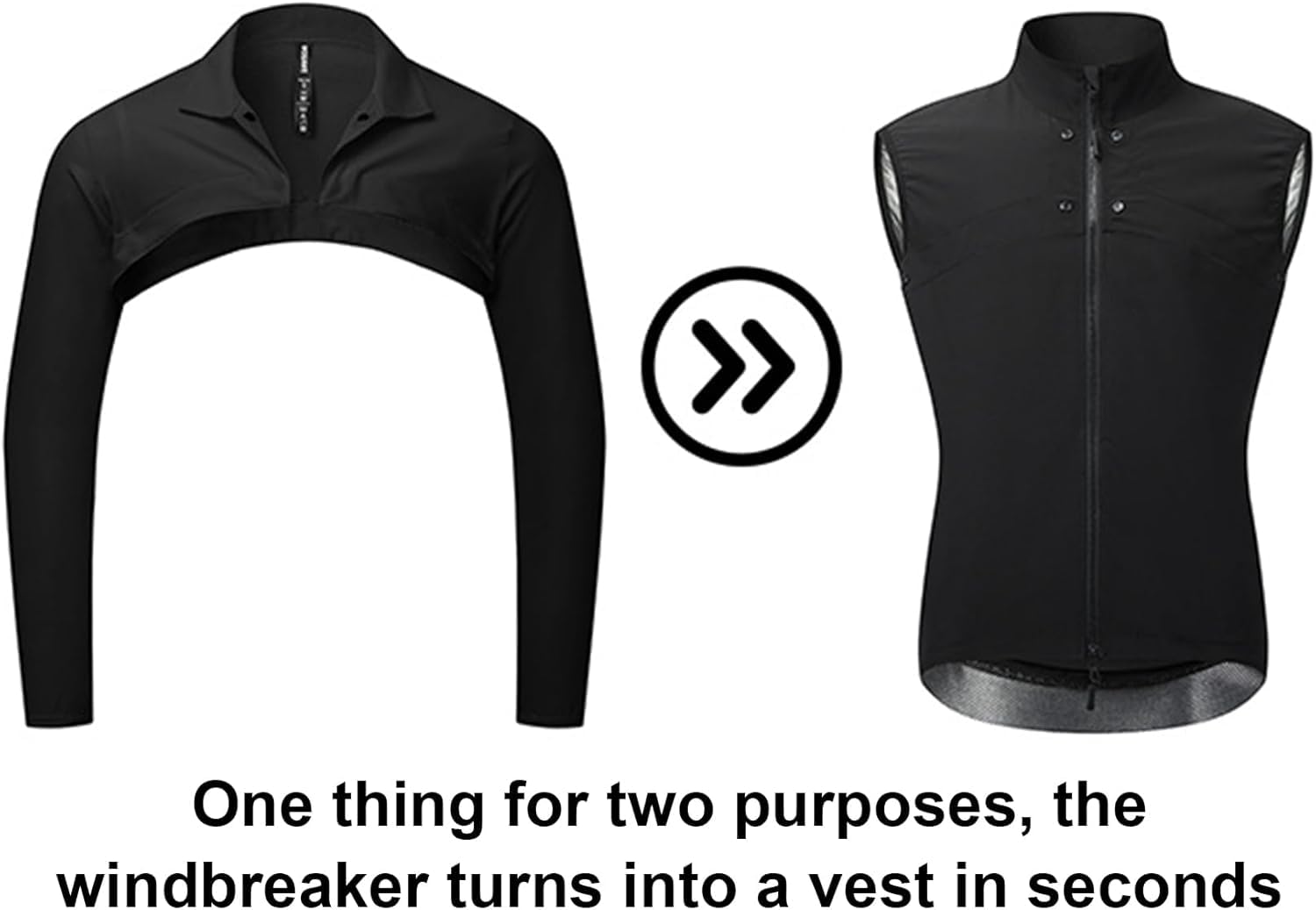 Chaleco De Ciclismo para Hombre, Impermeable Y Extraíble, para Ciclismo De Montaña O Carretera, Reflectante De Alta Visibilidad, Blue, Aldult~3XL