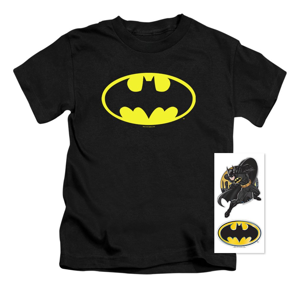Popfunk Juvenile Batman Classic Logo T-Shirt - (3T), Black