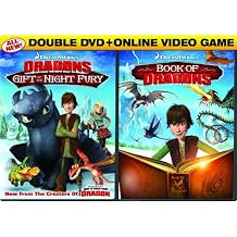DreamWorks Dragons Double Pack Gift of the Night Fury / Book of Dragons Two-Disc DVD Pack + Online Video Game