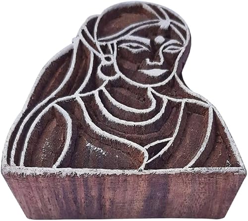 Miniatura 7 de Royal Kraft Sellos de madera DIY tela, textil, arcilla, cerámica, papel, bloques de impresión de henna THRtag005