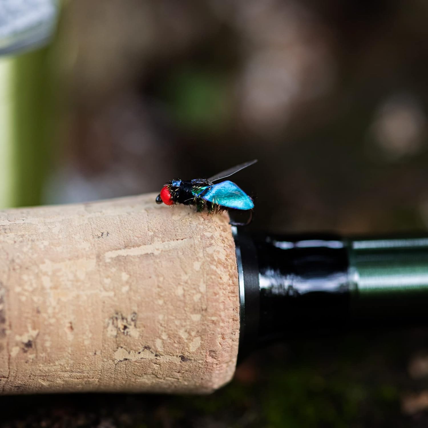 Griffith Gnat Fly Fishing Lure - 2PCS Bionic Fishing Bait Kit with Barb Hook and Box,Nymph Bionic Bait : Sports & Outdoors