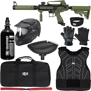 Tippmann Cronus Basic & Tippmann Cronus Tactical Paintball Gun Protector Package Kit 2 (Tactical - Olive/Black, Large/X-Large)
