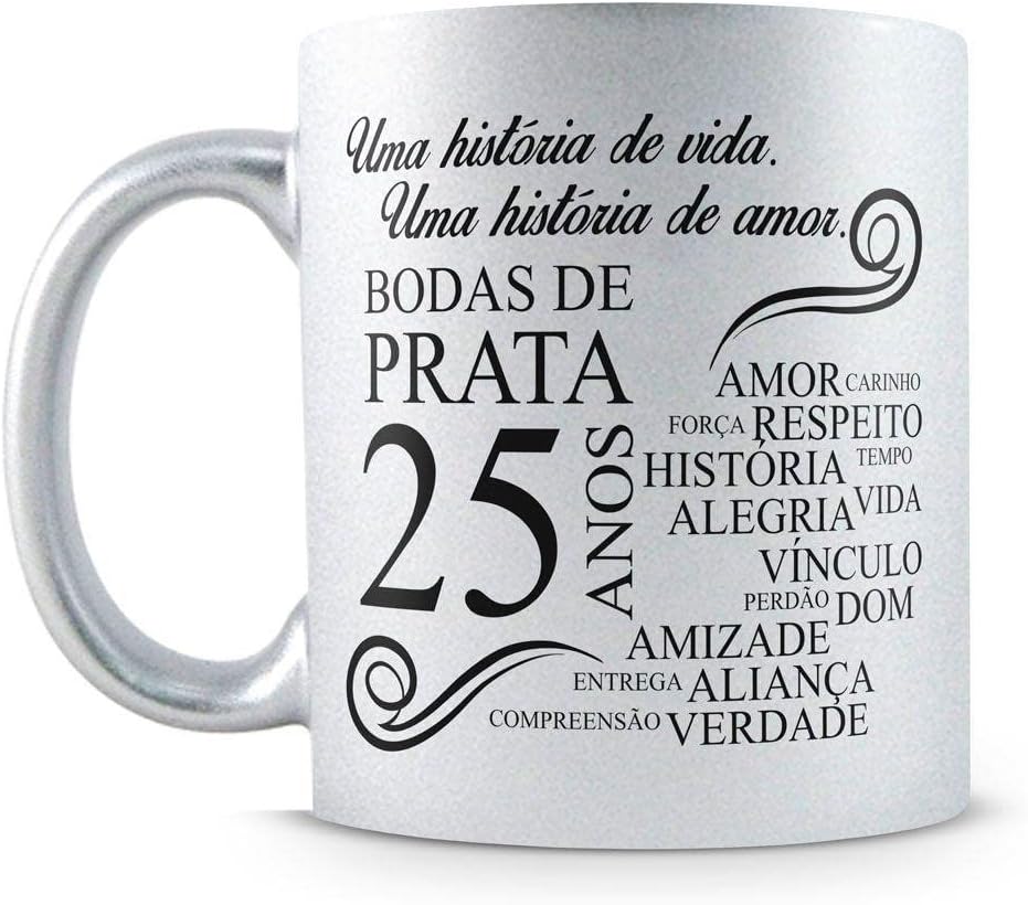 Caneca Prata Perolada