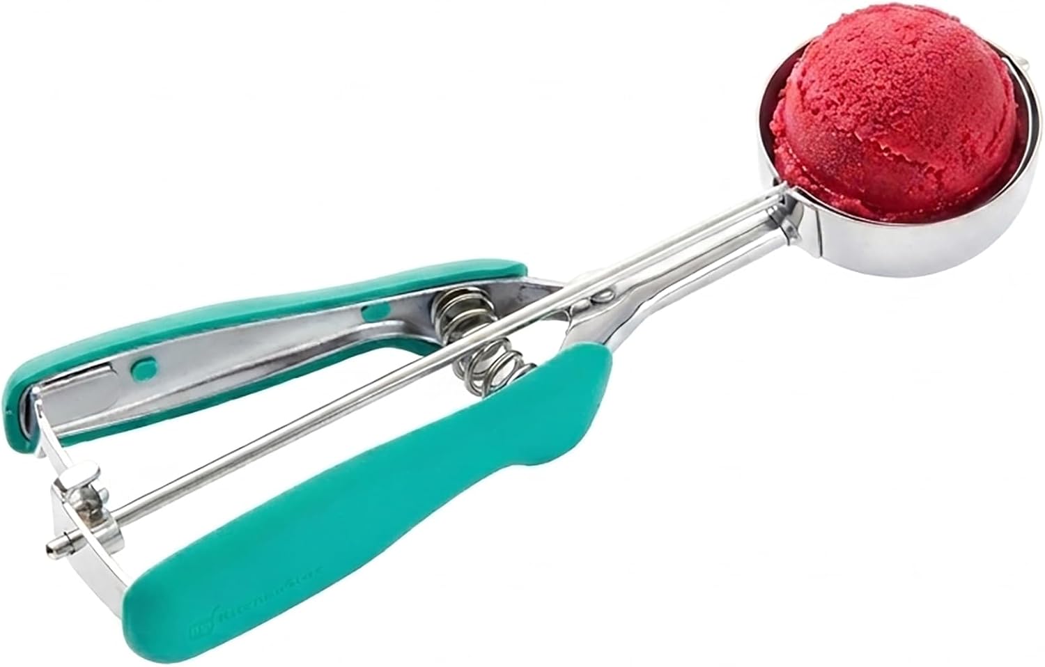 Restaurantware Ice Cream Scoop 1 Case 3.25 oz Stainless Steel Portioner Commercial Kitchen Tool Comfortable Grip Dishwasher-Safe Spring-Loaded Handle