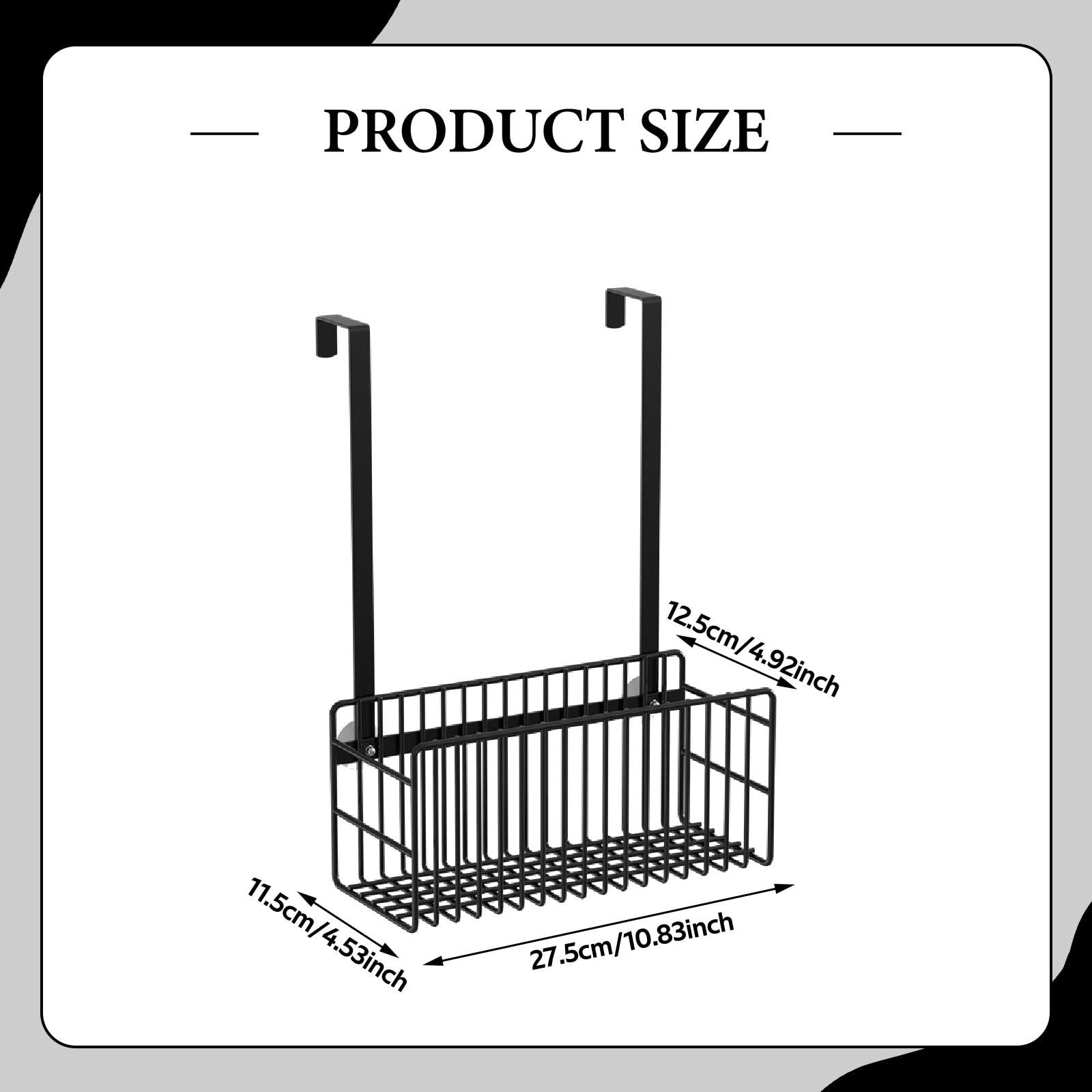 Cestino Portaoggetti da Appendere alla Porta della Doccia, Organizer per Bagno per Appartamento, Camera da Letto O Ufficio.