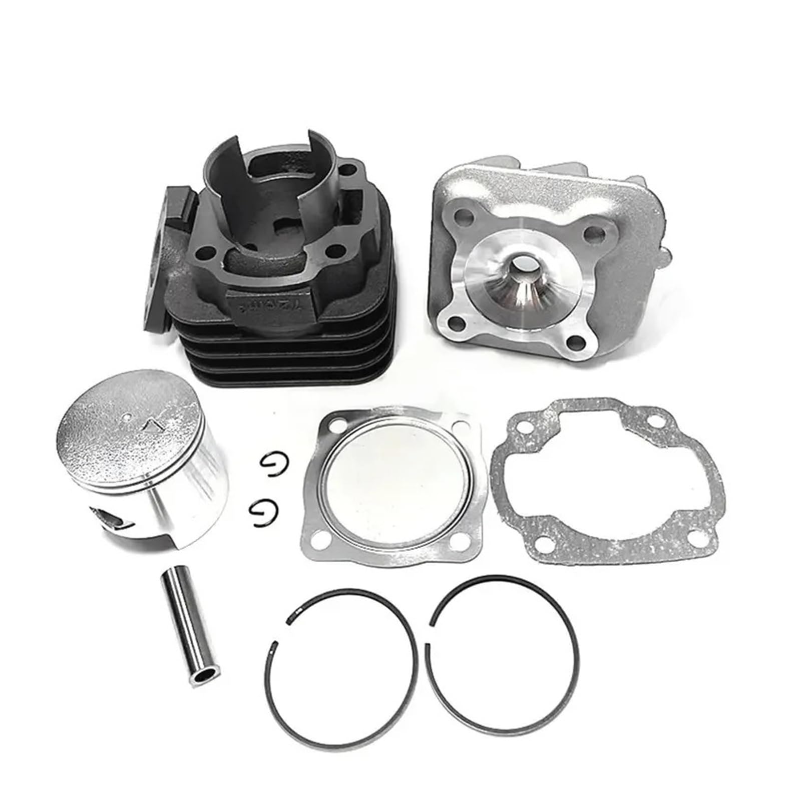 Segments De Piston Kit Bloc-cylindres À Gros Alésage Pour Moto 70cc 47mm 2T Pour JOG 50 Pour Vino 50 Pièces D'équipement ATV Cyclomoteur Piston À 2 Temps