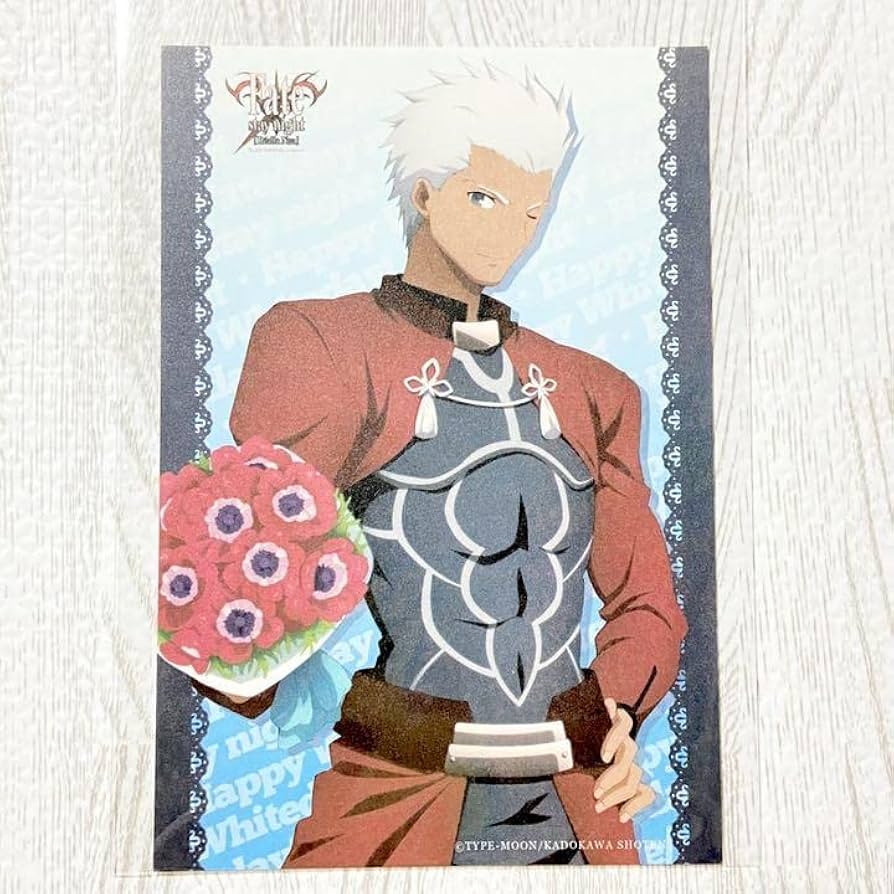 【非売品・希少】Fate cafe DINING ホワイトデーイラストカード4種 非売品・希少】Fate cafe DINING ホワイトデーイラストカード4種