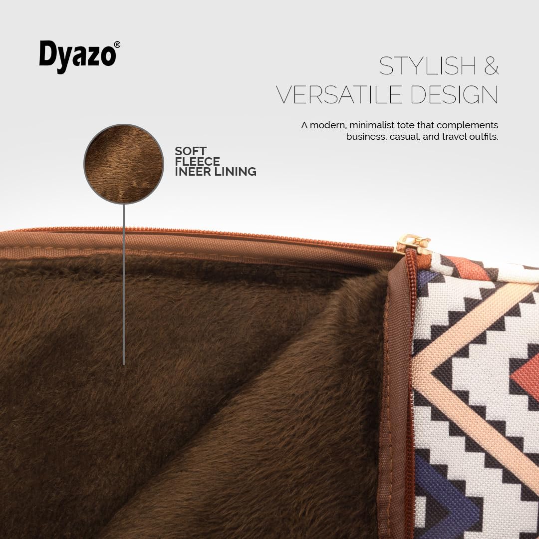 Dyazo Laptop Sleeve Bag 15 to 15.6 Inch for Woman | Jute & Vegan Leather Handcrafted Slim Case with Zipper | Stylish & Durable Office Laptop Bag for Work, College and Travel 20 61gB6Oape8L. SL1080