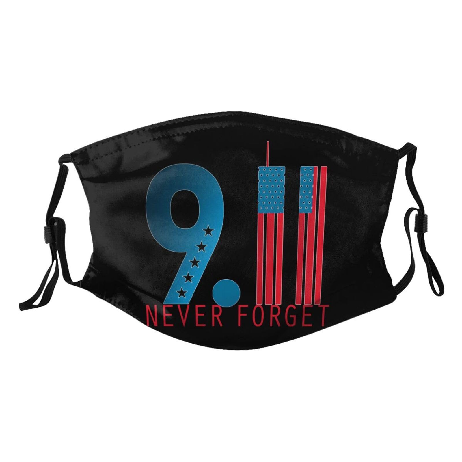 Remember 911 Never Forget Adult Dust Mask Adjustable Dust Face with 2 Filter89