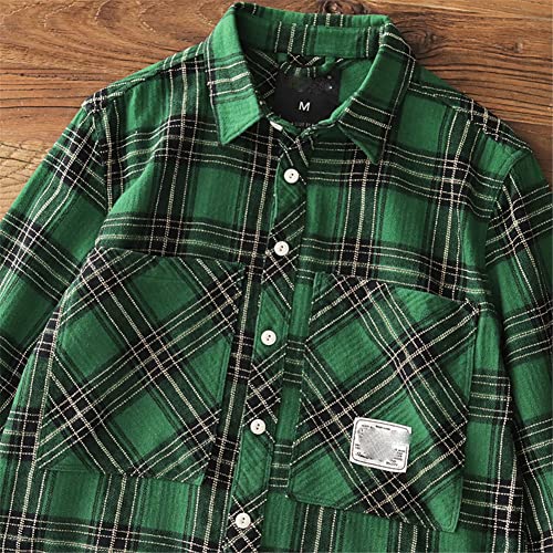 Chemise rétro décontractée rouge idéale pour vos sorties le week-end - 2