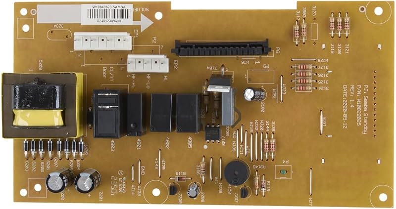 W11552018 Genuine OEM Microwave Electronic Control Board Replacement Part - Replaces W10831030, W11106356, W10849829, W10886650, W10892389, and W11544451