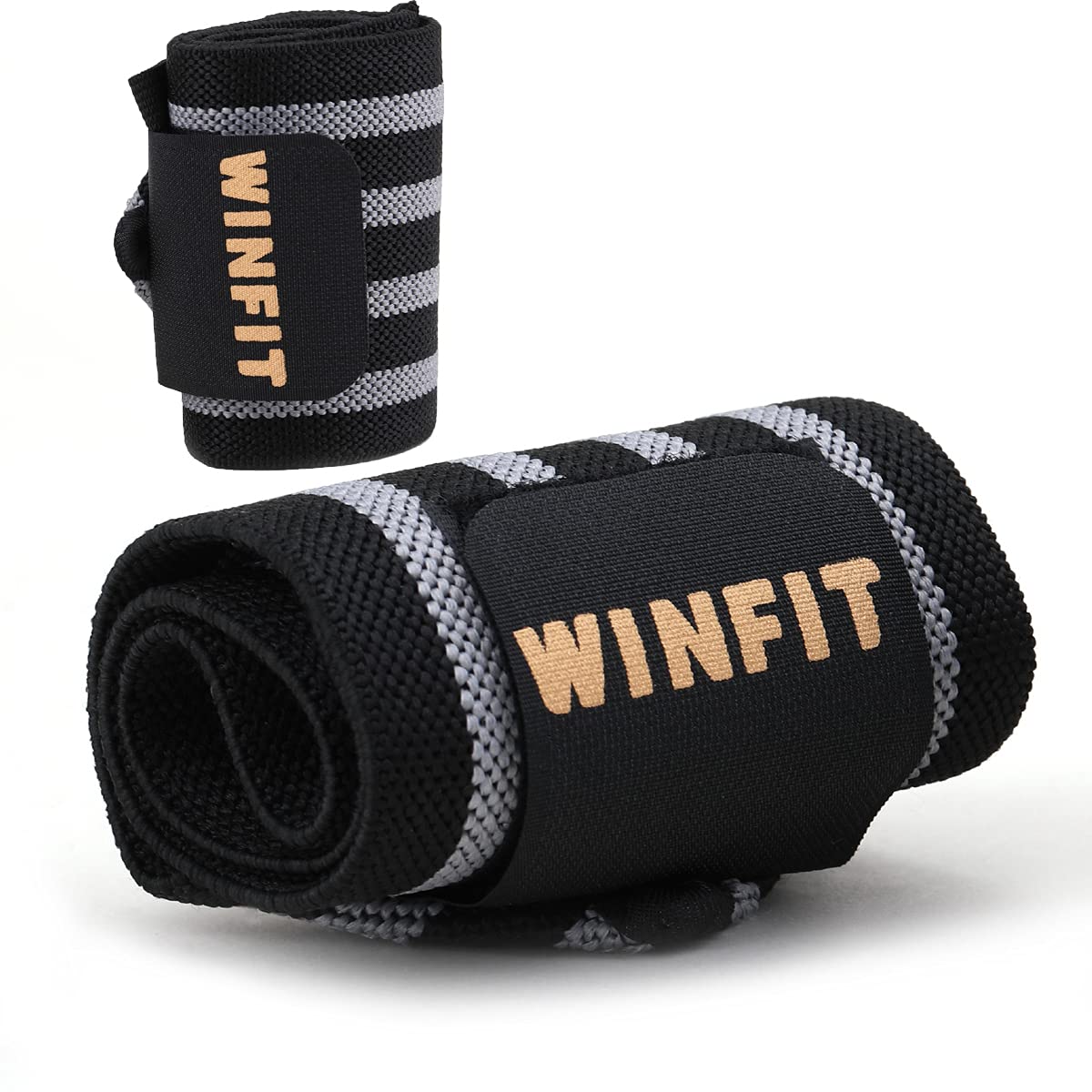 Photo 1 of 2 PACK OF Wrist Wraps for Weightlifting,18.5"Wrist Wraps 2PCS Wrist Support Wraps with Thumb Loop for Powerlifting, Strength Training, Benching, Bodybuilding & Crossfit,Workout Wrist Wraps for Men and Women