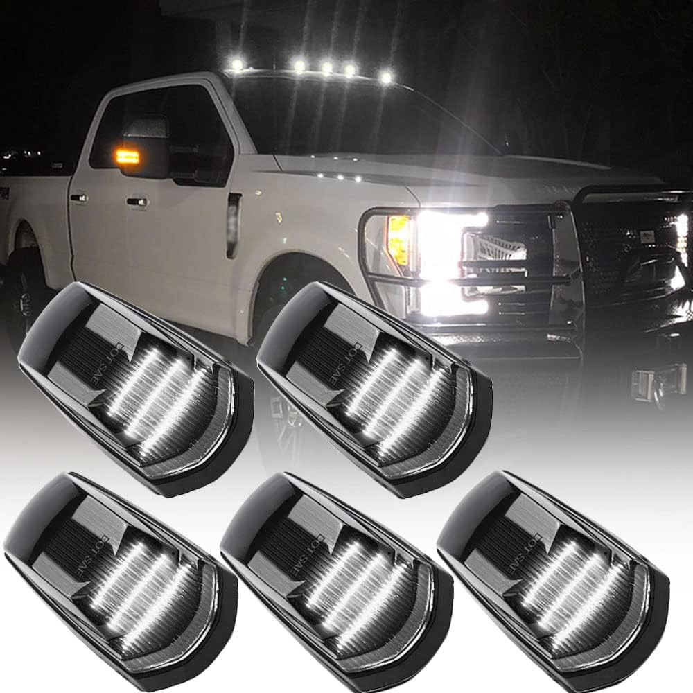 5Pcs White LED F250 Cab Roof Marker Light for Ford F250