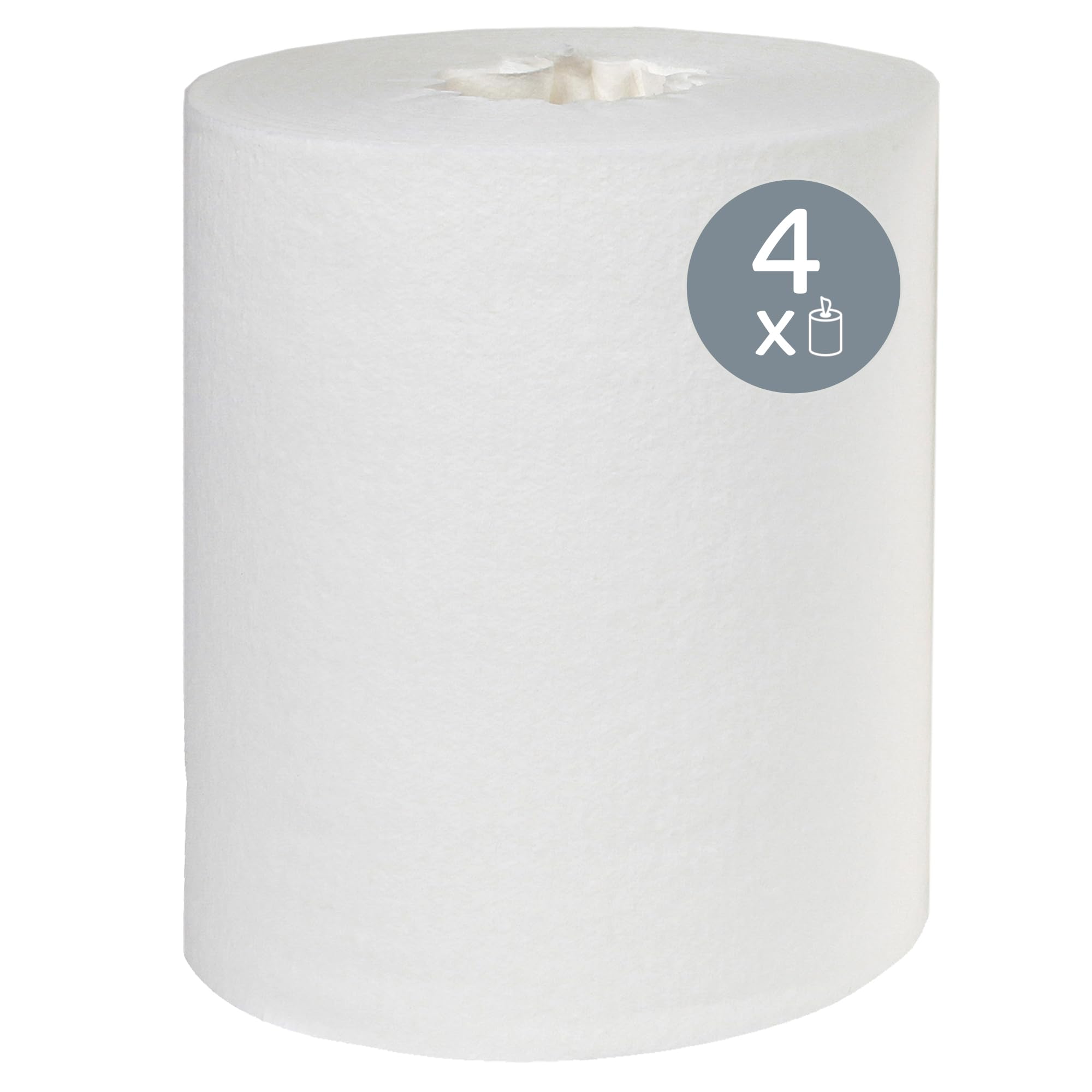 Kimberly-Clark Kleenex Premiere Center-Pull Paper Towels Bulk 01320 Cloth-Like Feel White Perforated 250 Sheets Roll 4 Rolls Case