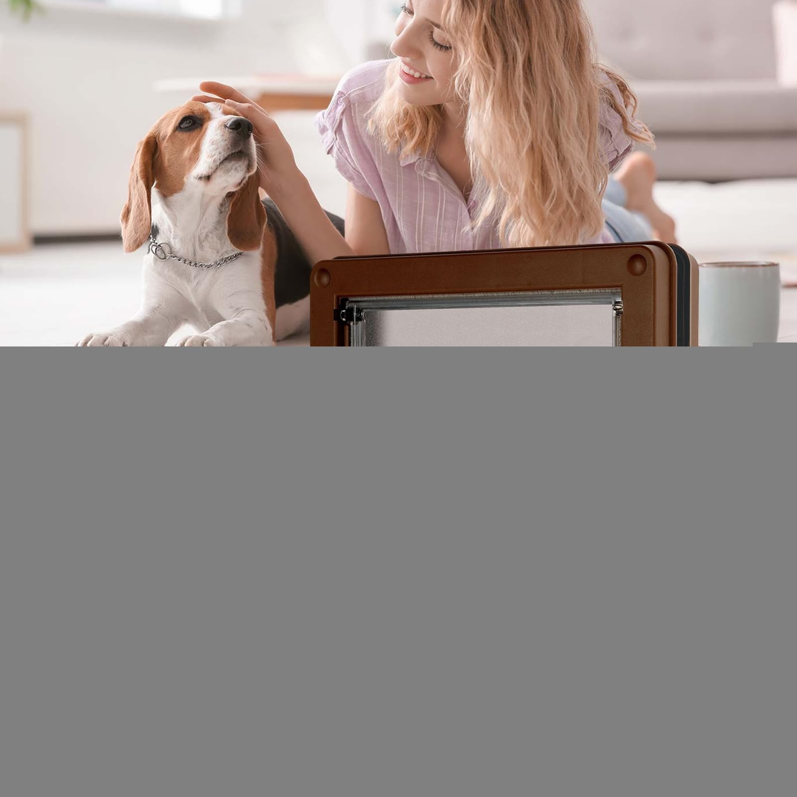Puertas para Perros Kit Montaje Barrera Acceso Niños Y Cachorros | Trampilla interior gato y puerta perro Para interior, exterior, ventana, , cachorros, dormitorio, sala, balcón, piso