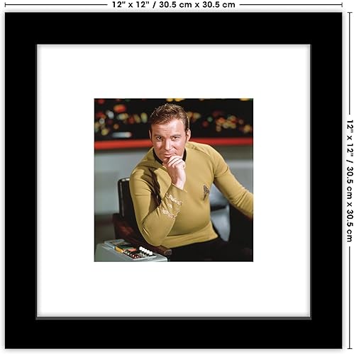 Miniatura 6 de Trends International Gallery Pops Star Trek - Póster de pared con foto del puente del Capitán Kirk, 12.00 x 12.00 pulgadas, versión de marco negro