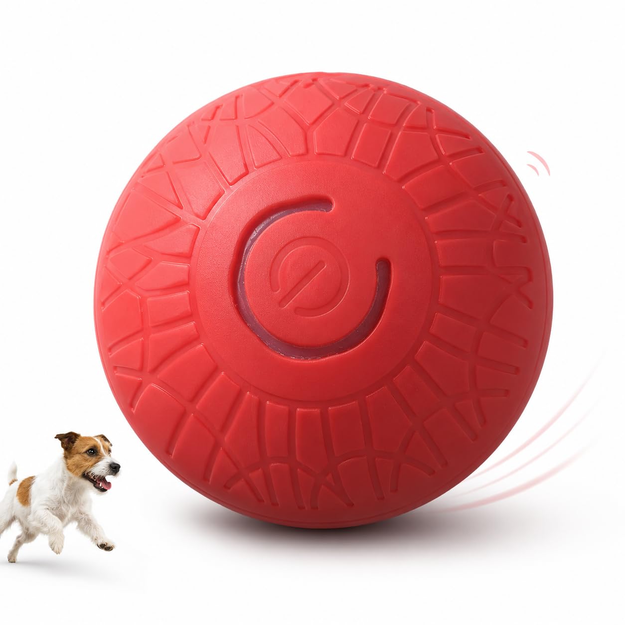 Wetopee Interactive Rolling Dog Ball Tough Bite Resistant USB Charging Play Toy Relieve Boredom Exercise Game For Puppy Small Breeds