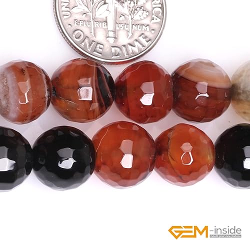 Miniatura 5 de GEM-Inside Dream - Cuentas sueltas de ágata de 0394in con piedra de energía de cristal hecho para hacer joyas de 15 pulgadas