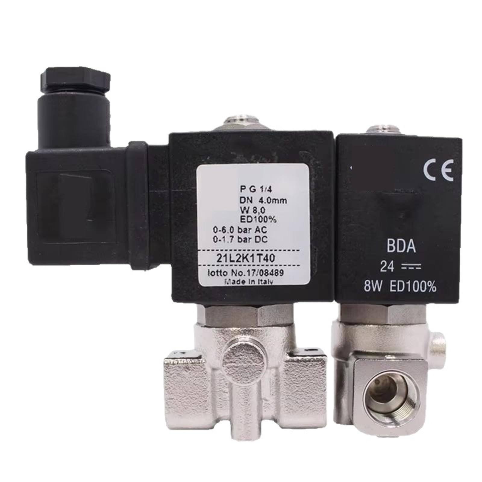 Owytmabq 24Vac 21L2k1t30/21L2k1t40/21L2k1t55 General Purpose Solenoid Valves(21L2k1t40(8W),)
