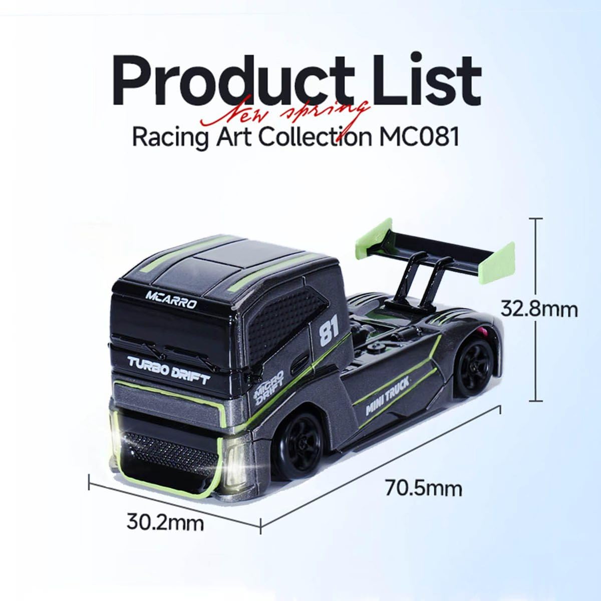 Amazon.co.jp: MCARRO 1/87スケール ドリフトRCカー - セミトラック