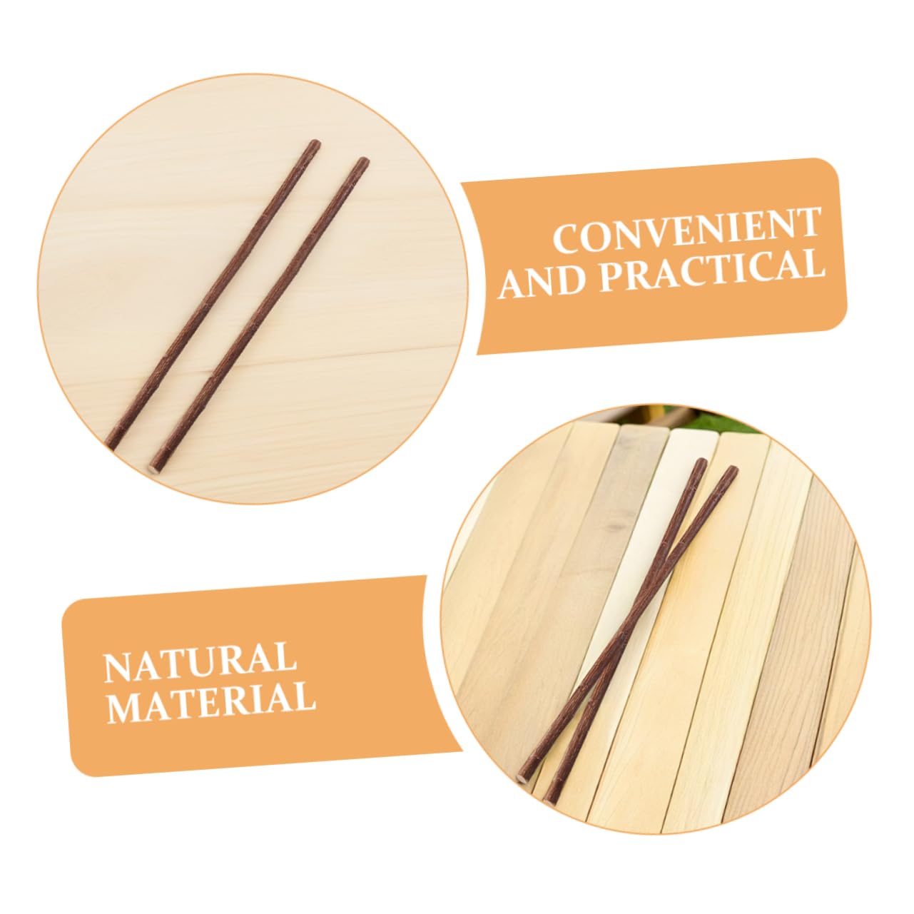 Sewroro 50 Pcs Bâtonnets Décoratifs en Bois Naturel Brindilles Sèches pour Vases Projets de Bricolage Rustiques