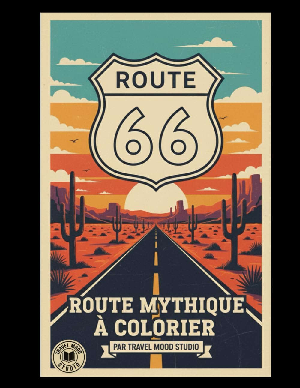 ROUTE 66: Route mythique à colorier (Voyages & Évasion)