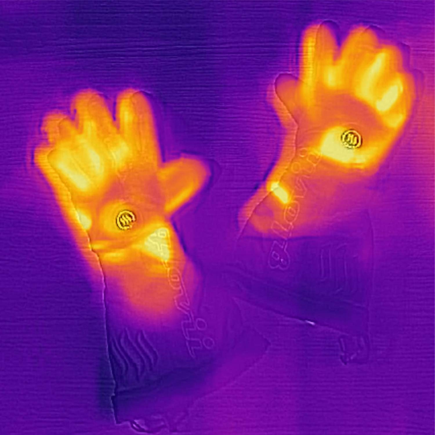 Akku Beheizte Thermoaktive Universalhandschuhe mit Wasserdichtem Bezug