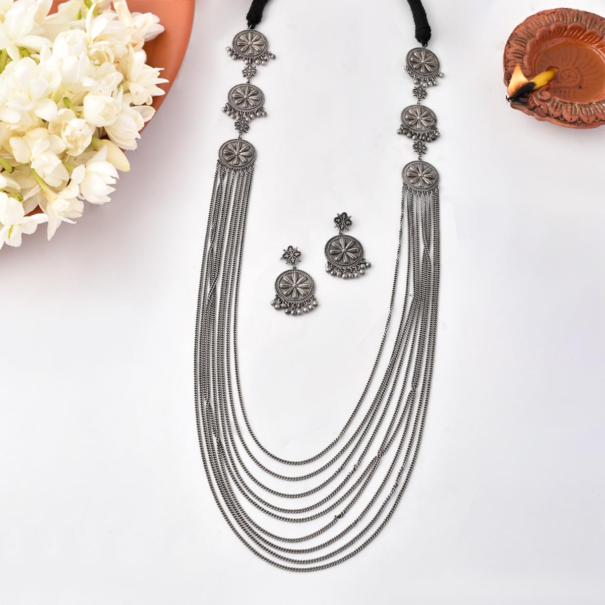 Nrityotsava Aisha Ghungroo Necklace Set