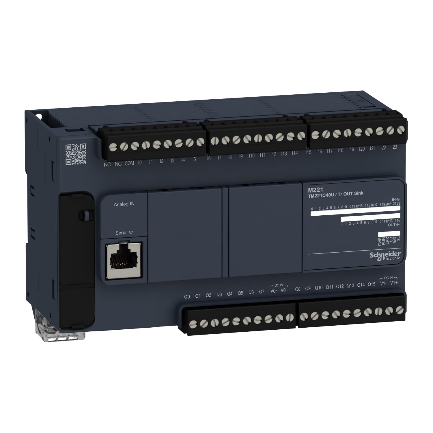 CPU compacta DC 24E/16S NPN controlador lógico programable 1
