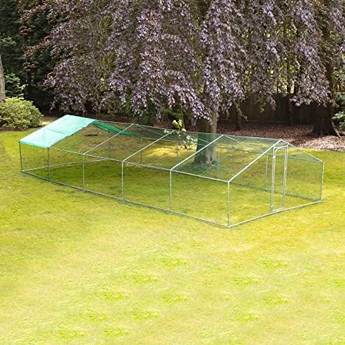 Cozy Pet Chicken Run 3m X 10m Galvanized, 10 For Livestock, Rabbit, Poultry, Dog, Puppy, etc. Model CR03-10 (We do not ship to Channel Isles or IOW)