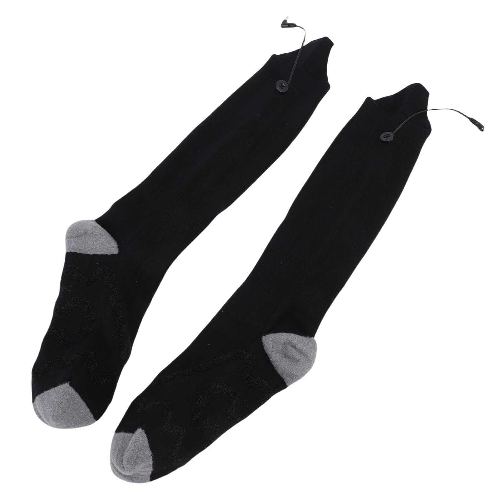 RiToEasysports Calcetines Térmicos Recargables Hombres Mujeres, Calentadores de Pies con Batería con Control de Temperatura Inteligente, Calcetines de Invierno Eléctricos Lavables para Esquí