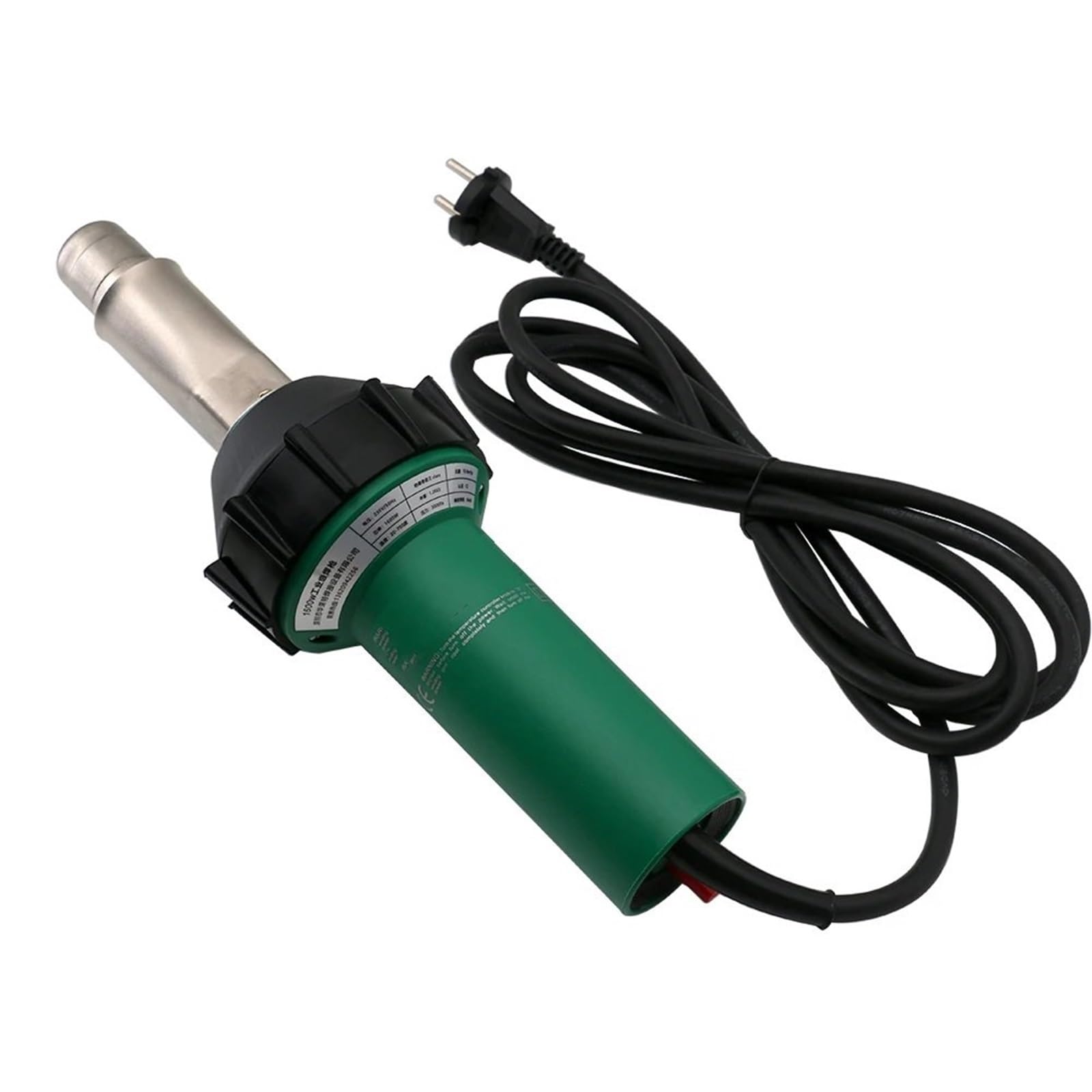 Maszyna do naprawy spawarki 1600W Spawarka plastikowa Palnik na gorące powietrze Pistolet grzejny Spawanie rur PP/PE/PVC topione na gorąco, podłoga winylowa, geomembrana