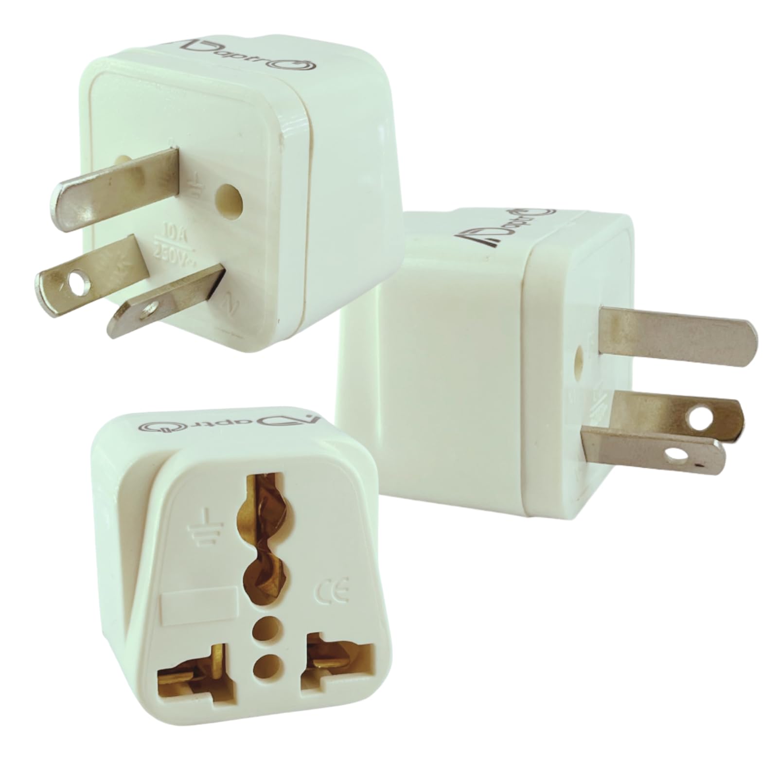 Adaptro Australia Travel Adapter for India to Australia, New Zealand, Argentina, Fiji, China & More Plug Converter, 10A 3 Pin Type i Perfect for Charge Laptop, Mobile, Camera (Pack of 3) White-image-21
