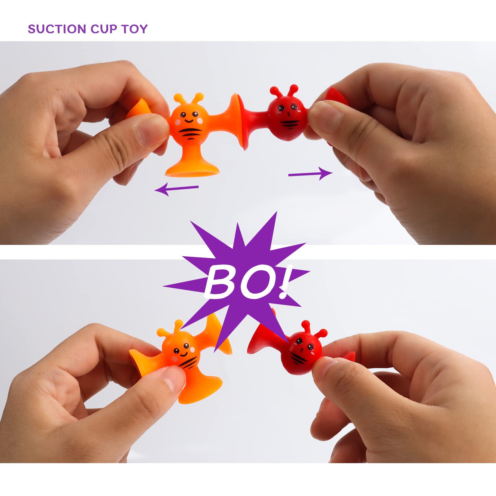 Jeu Anyinkai 58Pcs Pop Sucker Toys,Sucker Toys Set,Jeu De