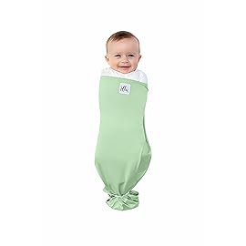 The Ollie Swaddle - Adjustable Baby Swaddle for Newborns | Pediatrician-Approved for Safe Sleep | Easy Closure | Arms-Out | Lightweight, Machine-Washable | Easy Diaper Access