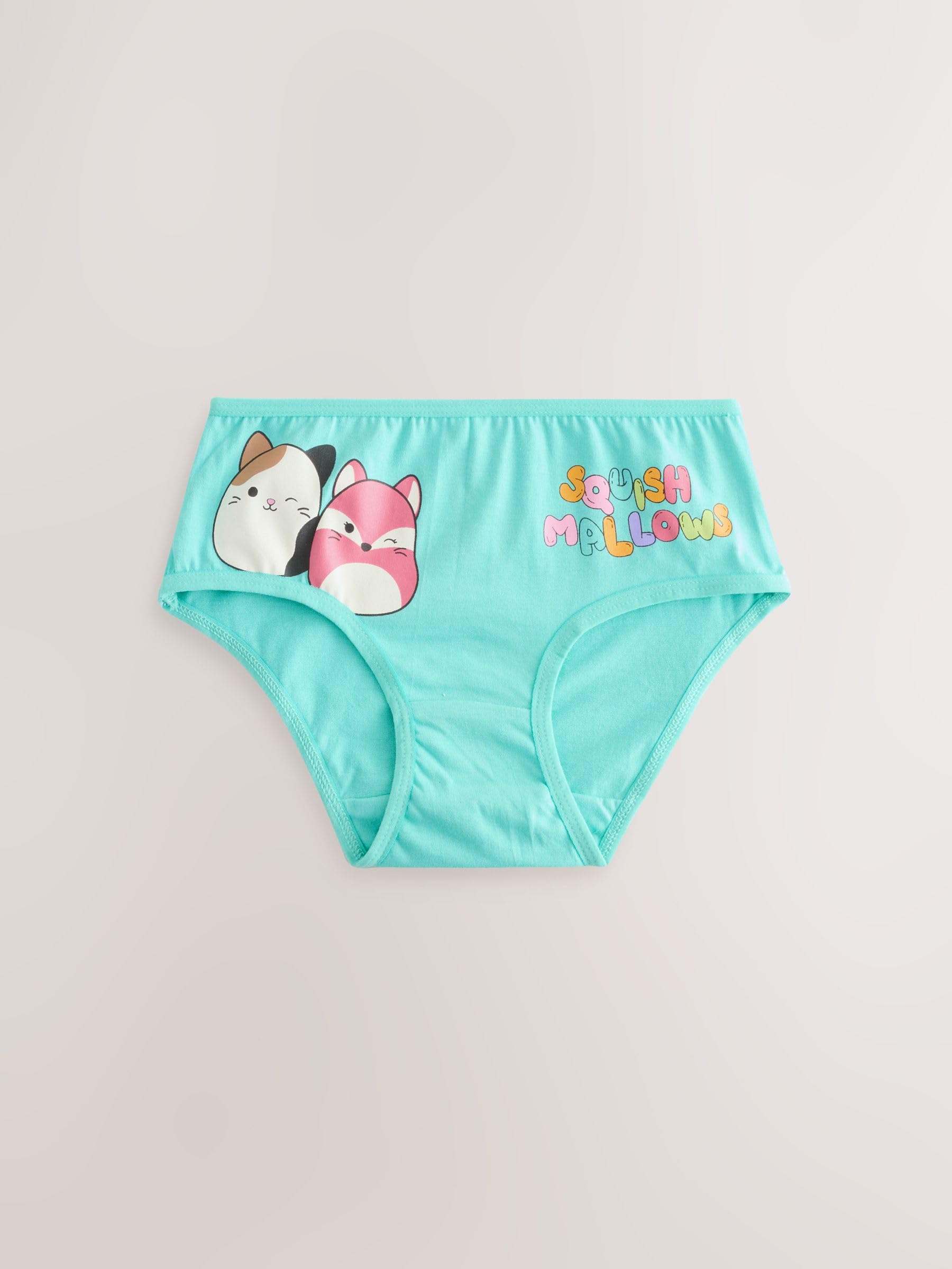 NEXT Ragazza Squishmallows - Confezione da 5 Slip in 100% Cotone