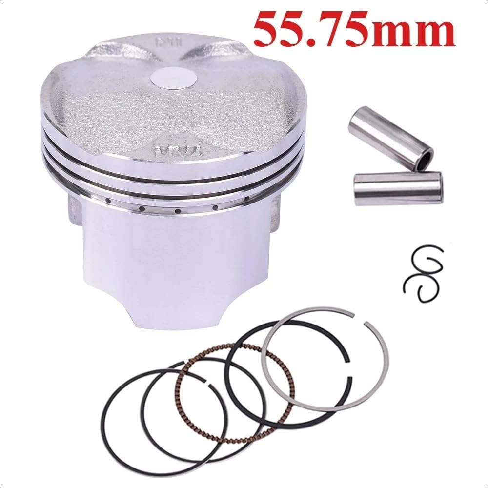 Pistones Kit De Anillos De Pistón Motocicleta Para CB400 CB-1 CBR400 NC23 NC29 CBR400 CB400 Para Super Para Four CB 400 Para VTEC 56mm 13101-MV4-000 Cilindro(Add 75 Kit)