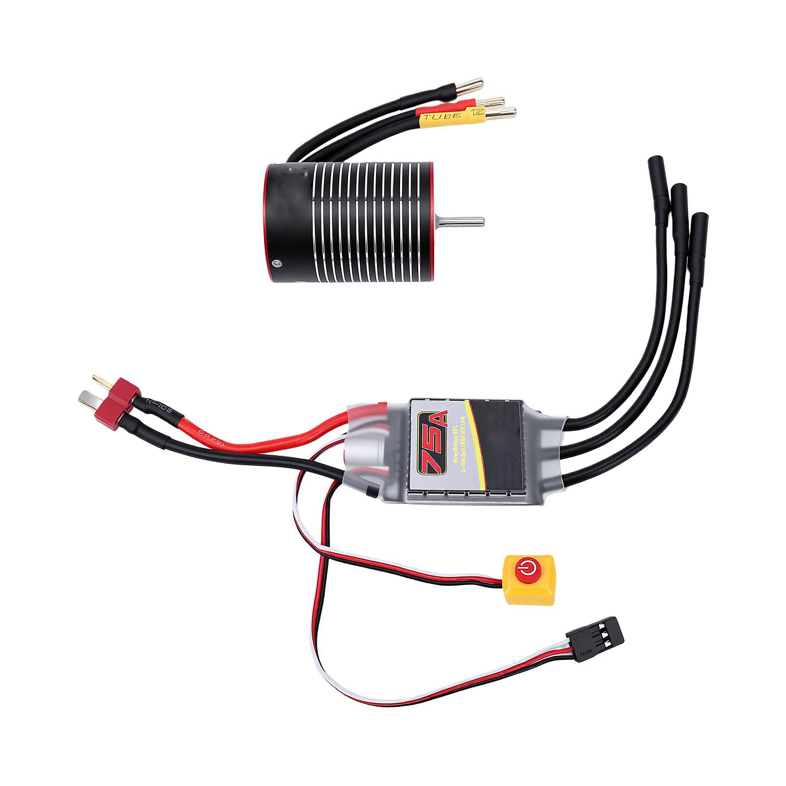 Wodoodporny 3650 5200KV Silnik Bezszczotkowy i Zestaw ESC 75A