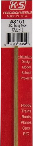 Miniatura 14 de Tubo cuadrado de latón K & S